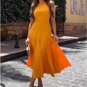 Zara Midi Swing Dress ZW Collection. New W/Tags.